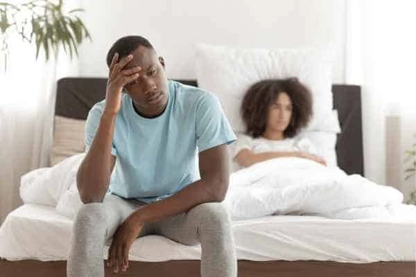 Man upset about ED symptoms Wimbledon
