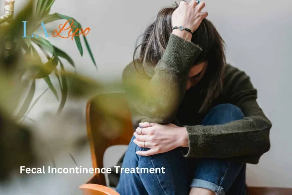 woman worried about fecal incontinence diet Wimbledon