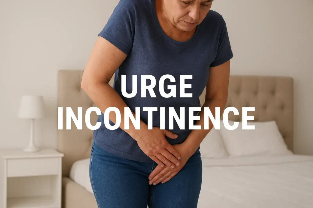 how to manage urge incontinence Wimbledon symptoms