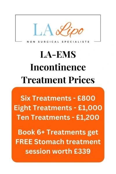 LA-EMS Incontinence Treatment Prices Wimbledon